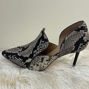 Gianni Bini Black and Gray Stiletto Heels